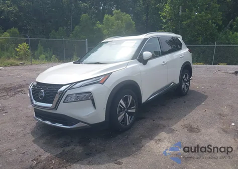 2021 Nissan Rogue Platinum Intelligent Awd из США, поврежденный, VIN JN8AT3DD1MW303368